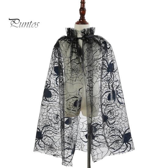 Накидка на Хэллоуин, легкая универсальная одежда, паутина, летучая мышь, тюлевой плащ, костюм для косплея, реквизит для фотосъемки