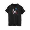 DC Comics Womens/Ladies Harley Quinn Playing Card Suit Cotton Boyfriend T-Shirt