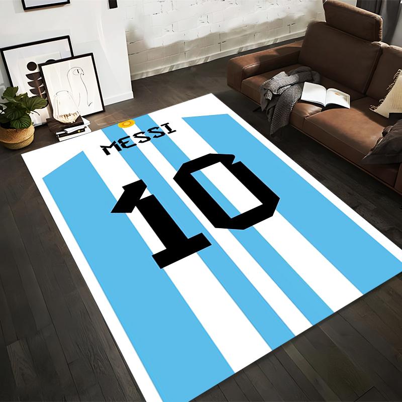 Messi jersey number printed non-slip rug, perfect for the living room and bedroom sofa