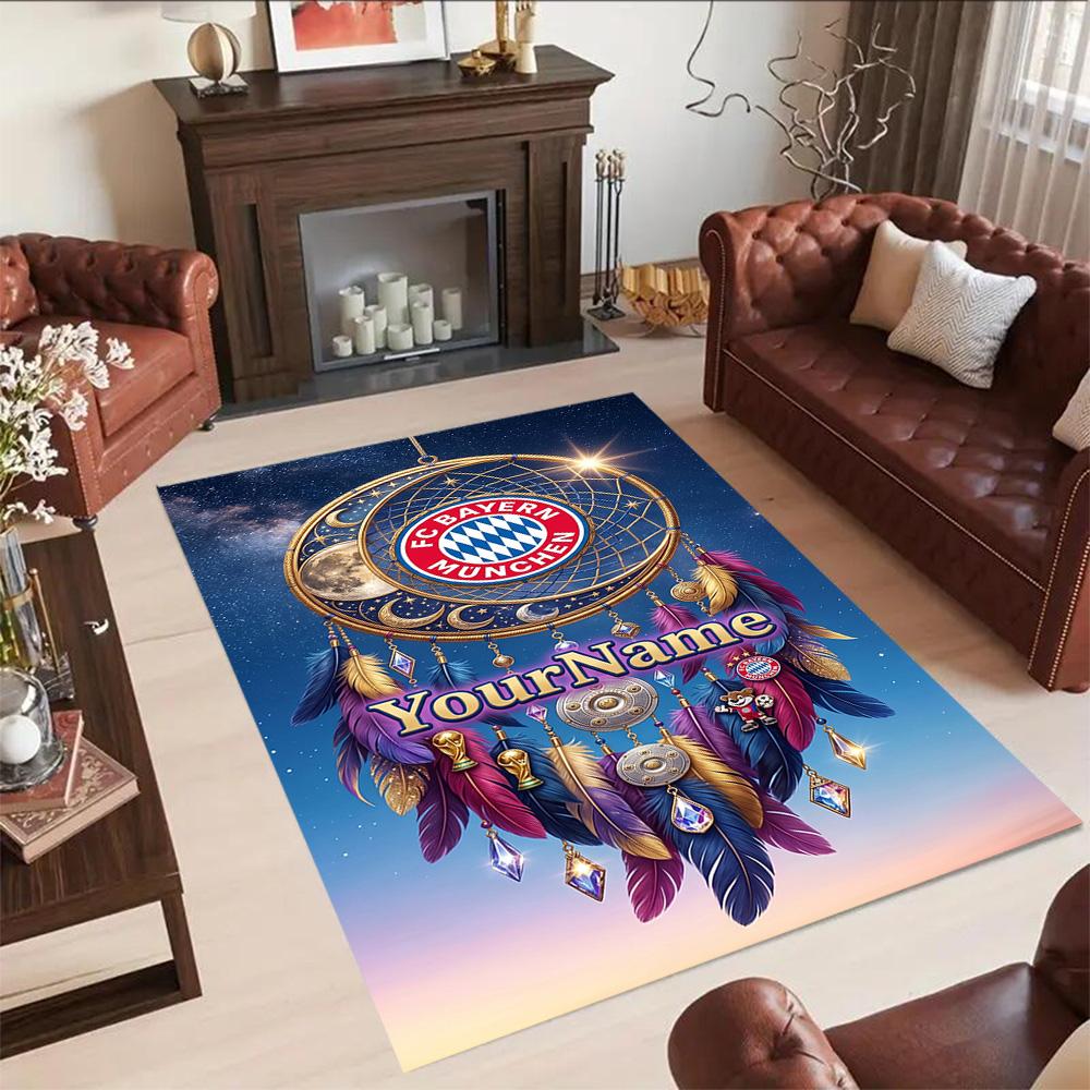 Fc Bayern München 41 Customizable Name Area Rug Suitable for Kitchen Outdoor Hallway Foyer Anti-slip Rug Decorate Offices