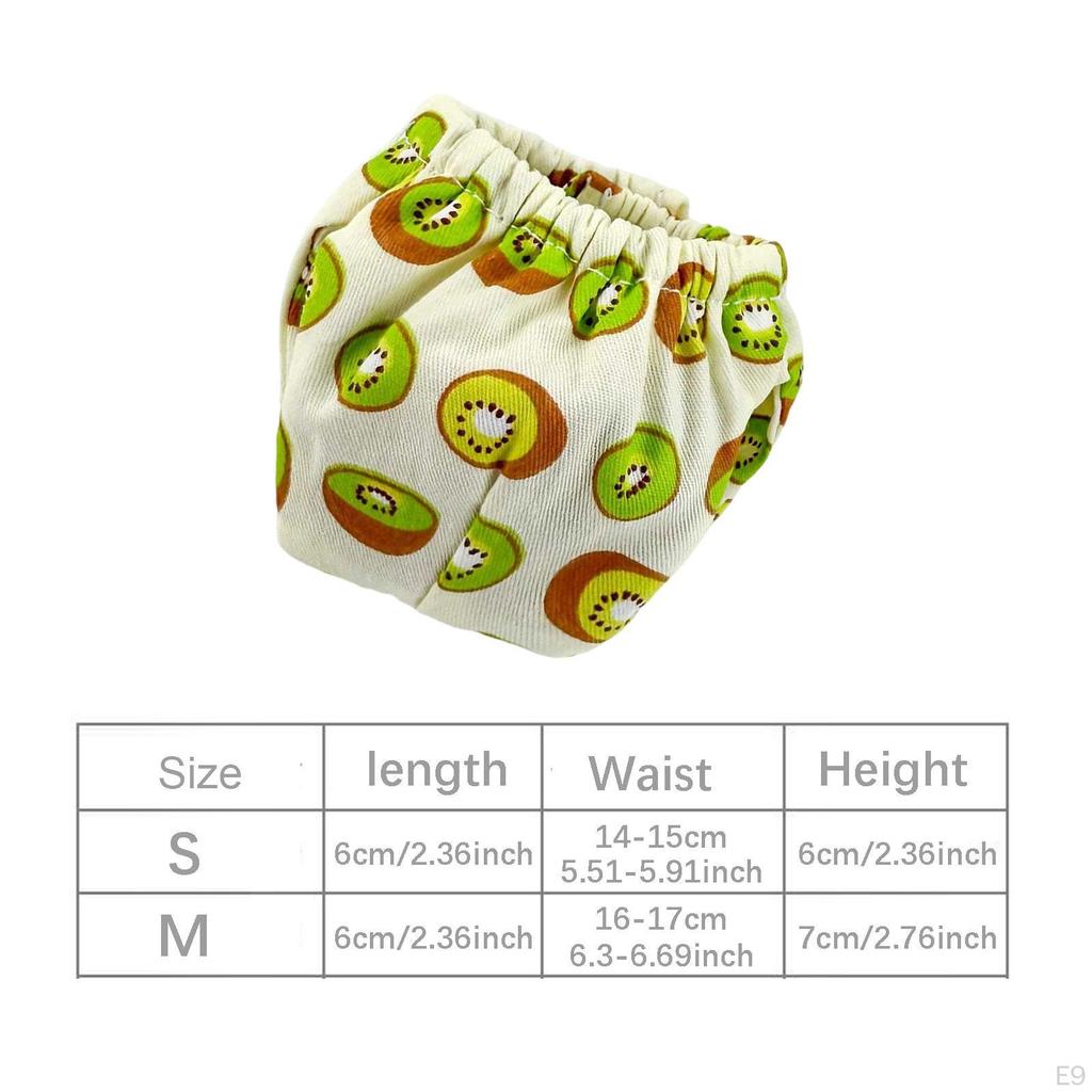 Squirrel Diapers Guinea Pig Diaper Clothes Pet Supplies Reusable Small for Groundhog