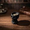 Маленькая декоративная чаша для хранения 3D-печать, готический череп, универсальная подставка для ключей, монет, украшений, темное искусство, настольное украшение для дома