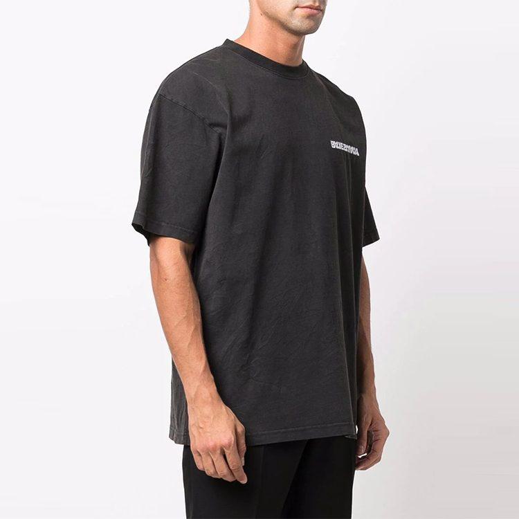 Balenciaga Футболка Унисекс Черная 641655TLVB39034