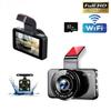 Hd Dashcam Wireless WiFi Connects Front and Rear Dual Lens with Reverse Video Car Black Box, Car DVR, Car Surveillance Camera