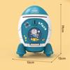 Cute Piggy Bank Space Rocket Shape Cash Box Creative Money Box  Kids Gift Toy
