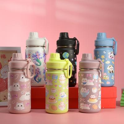 Строго отобранный креативный портативный космический горшок из нержавеющей стали с принтом, термокружка, портативная наружная пылезащитная крышка, спортивная бутылка для воды