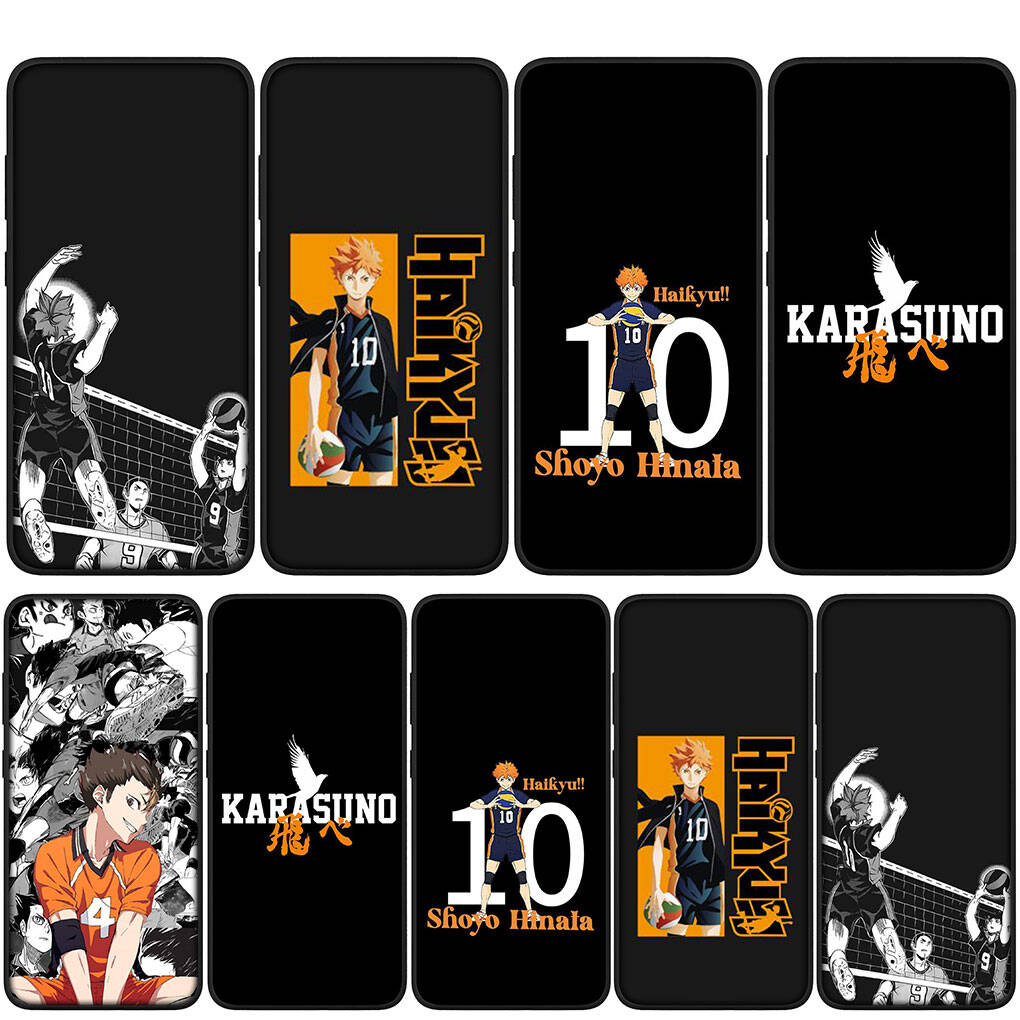 for Samsung Galaxy S25 S24 S23 iPhone 17 16 15 Xiaomi Redmi Note 14 13 12 Plus Pro Max A57 Phone Case Karasuno Hinata Shoyo Haikyuu OPPO Huawei Cover