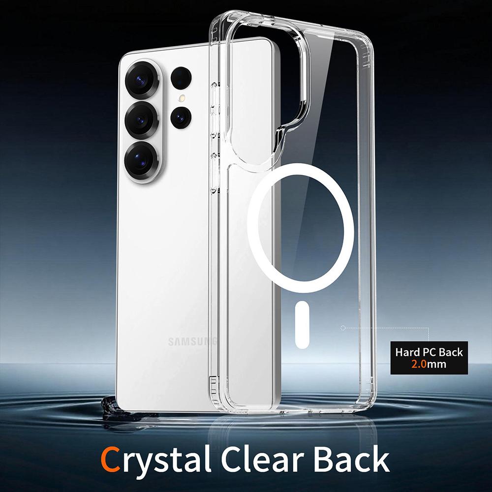 Прозрачные магнитные чехлы для телефона al Clear для Samsung Galaxy S26 S2 S24 S 26 Ultra Plus S26Ultra Для Magesafe Прозрачная задняя крышка
