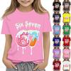 Toddler Girl Boy T-Shirts Kids Top Boys And Girls Printed Short Sleeved T-shirt