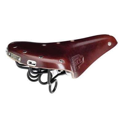 BROOKS B72 Велосипедное седло из кожи цвета Antique Brown с пружинами-петлями Легкая модель для туризма Японское - [Оригинальный продукт]