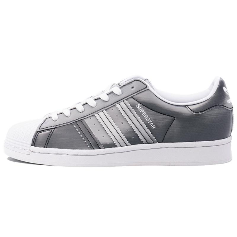 adidas Оригинальные кроссовки Originals Superstar Fashion Casual для скейтбординга Унисекс Серые Серебристые FX7780