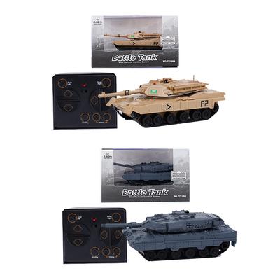 777-584 2.4G Радиоуправляемый танк 1:64 Радиоуправляемый Боевой Гусеничный Танк Симуляция Модель Танка Тигр Игрушки Подарки Для Детей