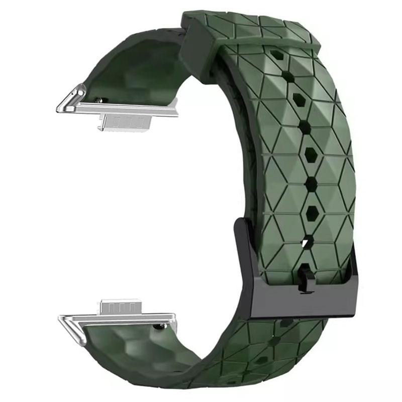 Силиконовый ремешок для Huawei Watch Fit 3 Дышащий браслет с футбольным узором для умных часов Huawei watch fit3 Аксессуары для браслетов