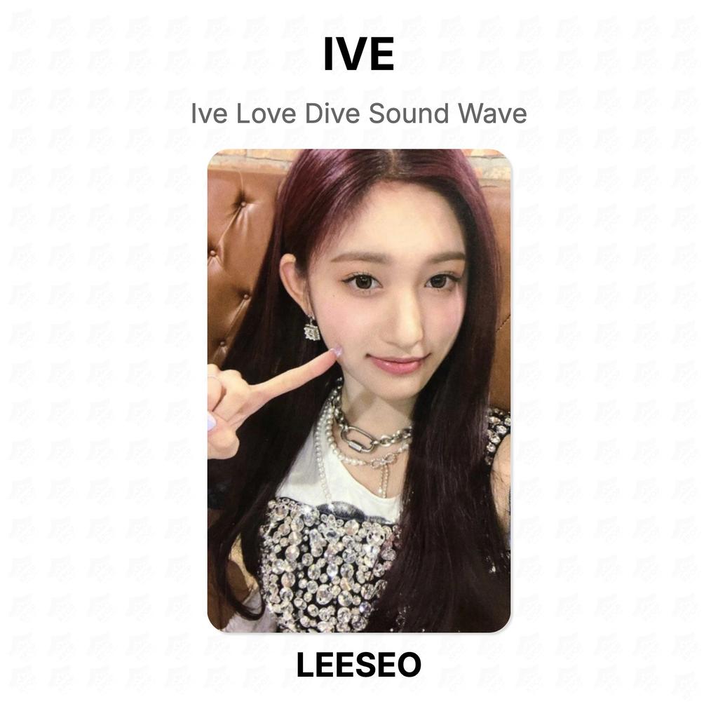 IVE LOVE DIVE SOUND WAVE Official Photocard