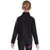 Unisex Kids Long Sleeve Stand Collar Rhinestones Decorated Zipper Outerwear Jacket Skating Workout Sports Top