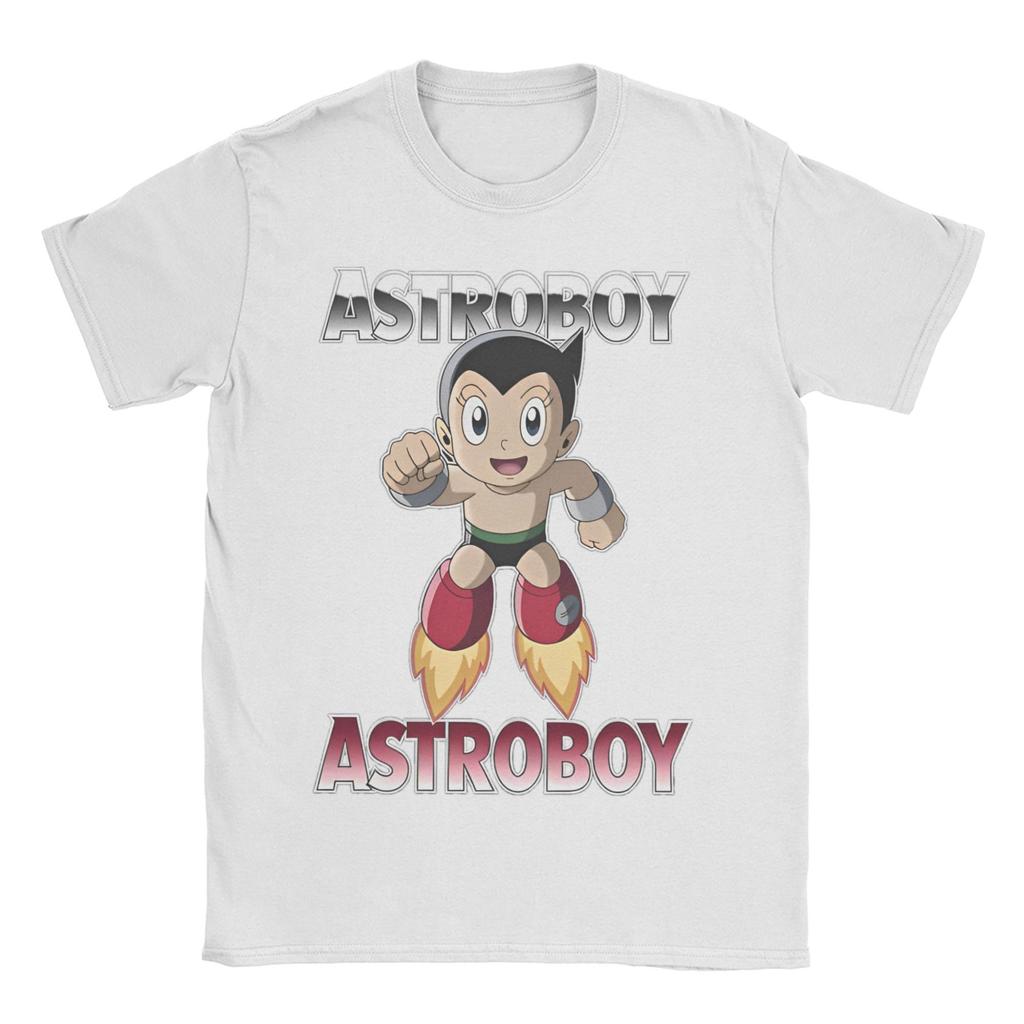Astro Boy TShirt Summer Anime Hippie T Shirts Unisexs Pure Cotton Crew Neck Plus Size Clothing Short Sleeve YK Casual Tops