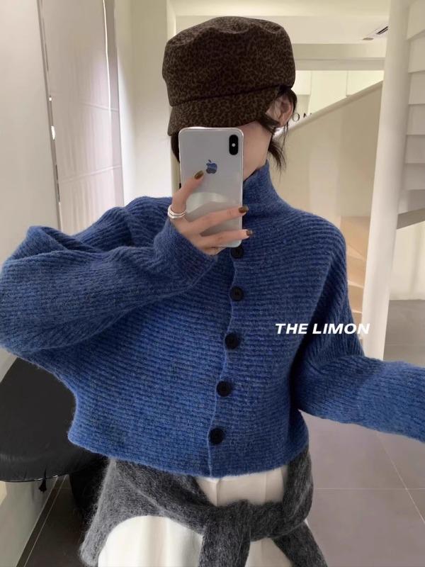 Women's Lazy Style Turtleneck Loose Slimming Knit Sweater - Winter Fashion