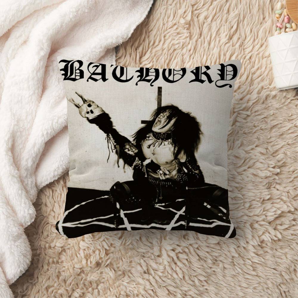 Bathory Quorthon Pillow Gifts Home Office Furnishings Bedroom Sofa Car Cushion Cover case xcm
