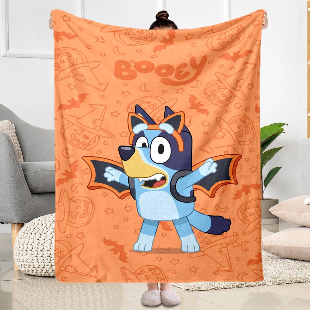 Bluey's Colorful Adventures Blanket Warmthful Decor Suitable for Picnics Seaside Couch All-Season Use Playful Design Gift for Travel Home Birthdays
