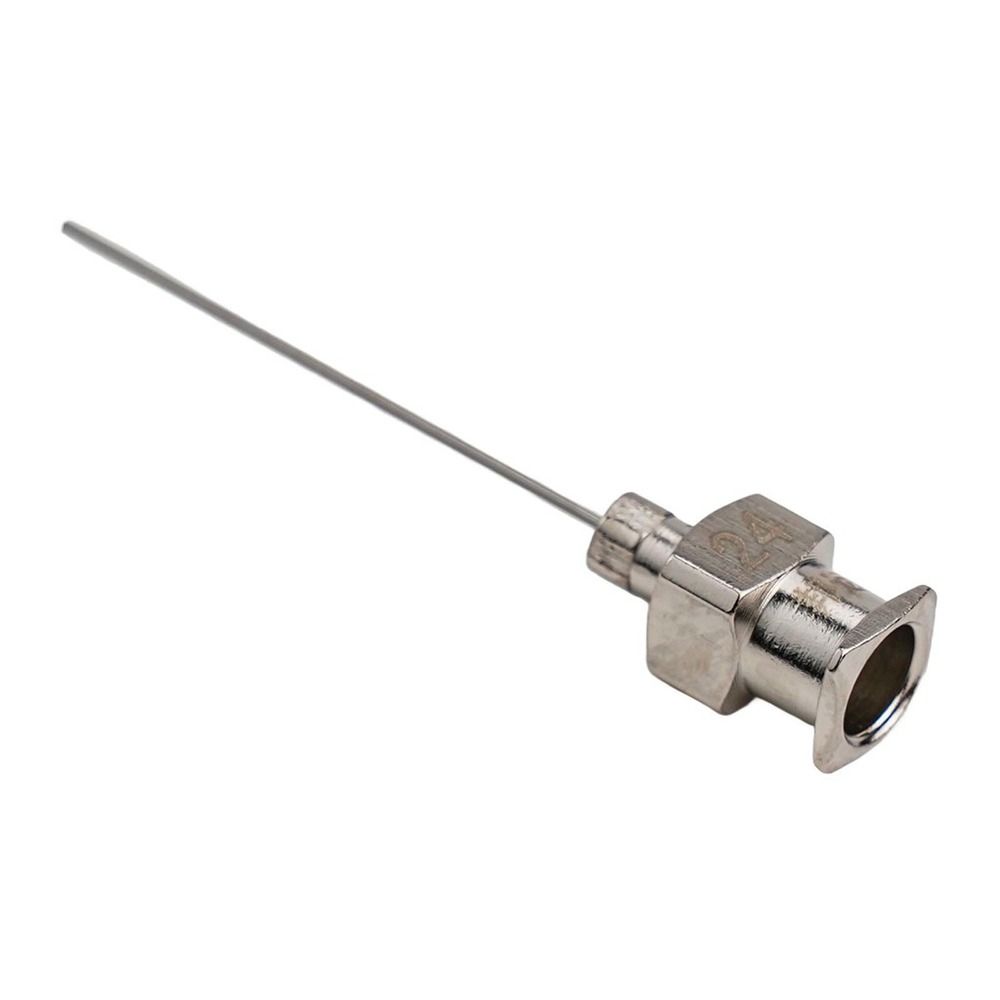 12 шт. Игла для дозирующей машины из нержавеющей стали 8G-30G для жидкостей, тупой наконечник, промышленная игла для впрыска клея, металлическая 25 мм