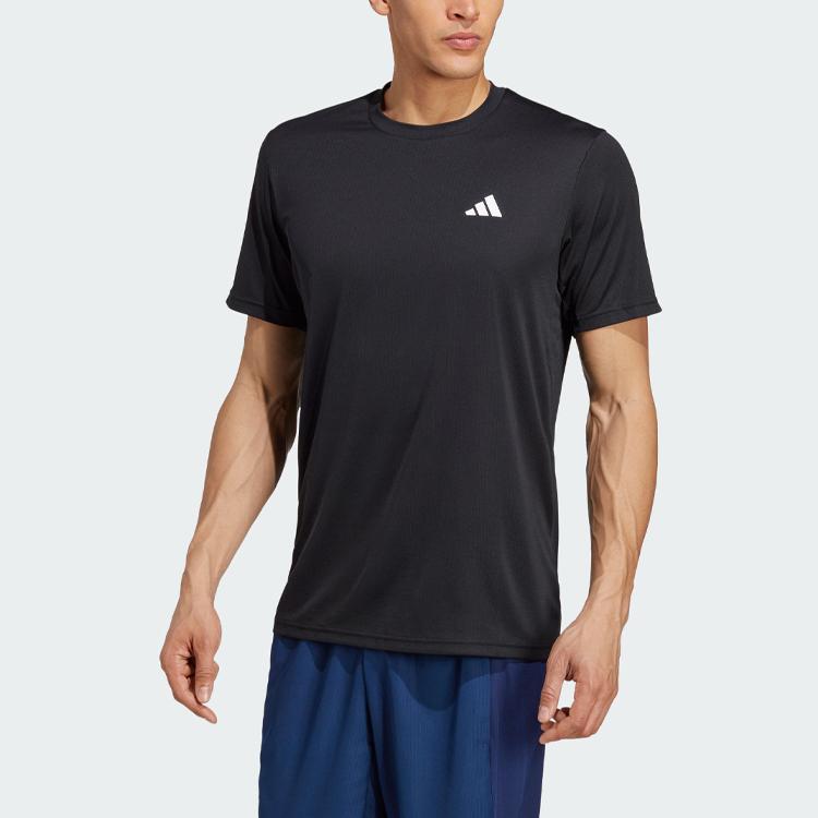 Adidas Train Essentials Training Tee With Solid Color Logo Men Tops IC7428