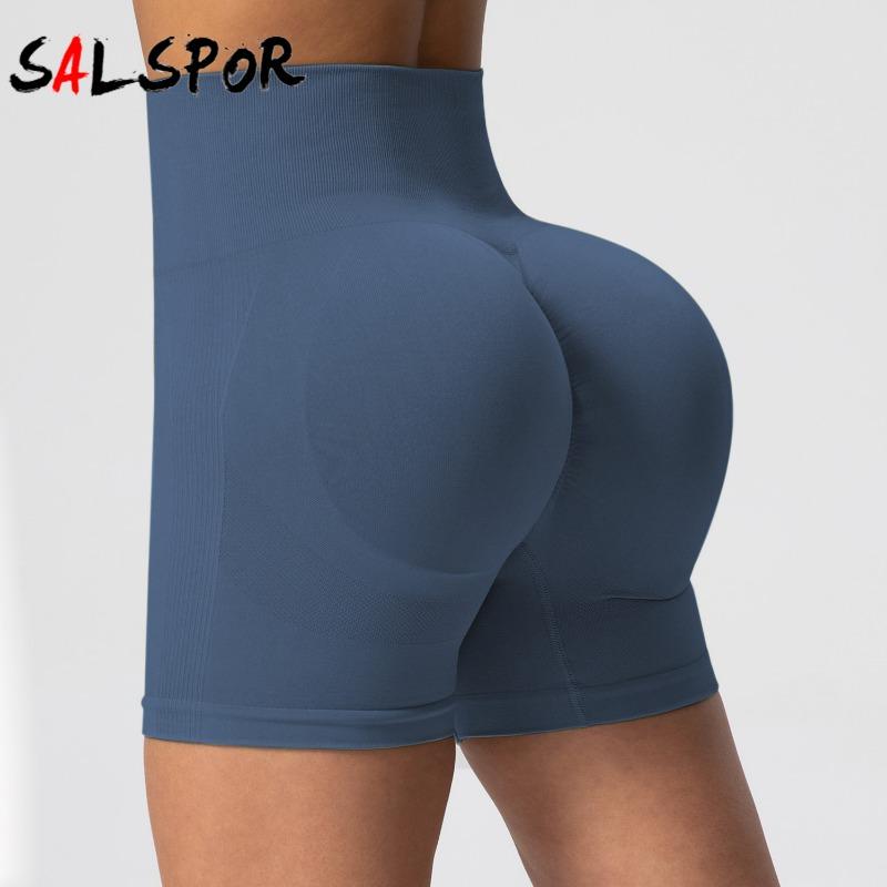 Summer Women's Fitness Yoga Shorts High Waist Sports Gym Shorts Push Up Casual Shorts