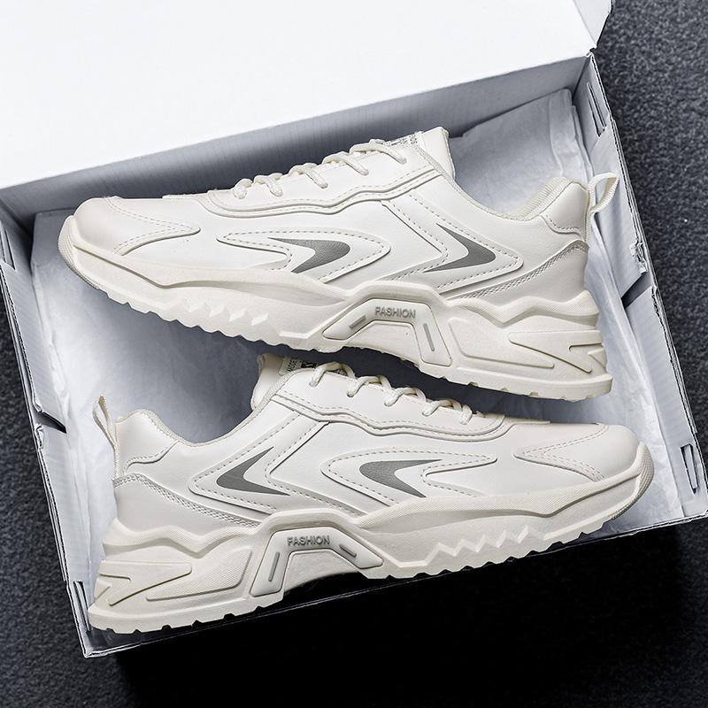 Мужские повседневные спортивные туфли на толстой подошве, летние новые, с мягкой подошвой, нескользящие, для бега на открытом воздухе, модные студенческие кроссовки, обувь для ходьбы