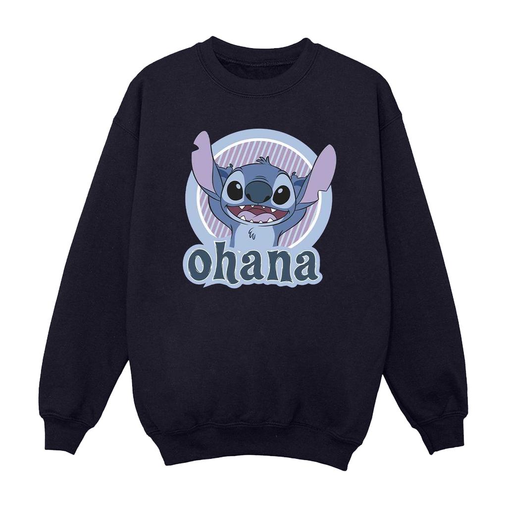 Disney Женский/женский свитшот Lilo And Stitch Ohana Circle