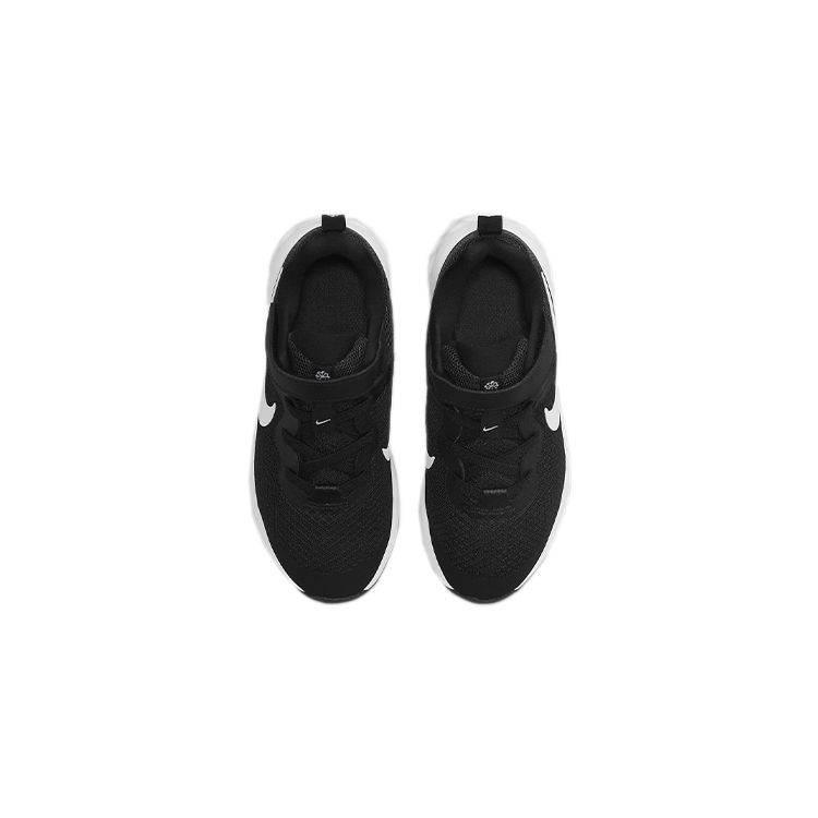 Nike Revolution 6 PS Черно-белые детские кроссовки Темно-дымчато-серый DD1095-003