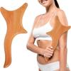 Wooden Lymphatic Drainage Massage Paddle - Cellulite Gua Sha Tool, Maderotherapy, Muscle Pain