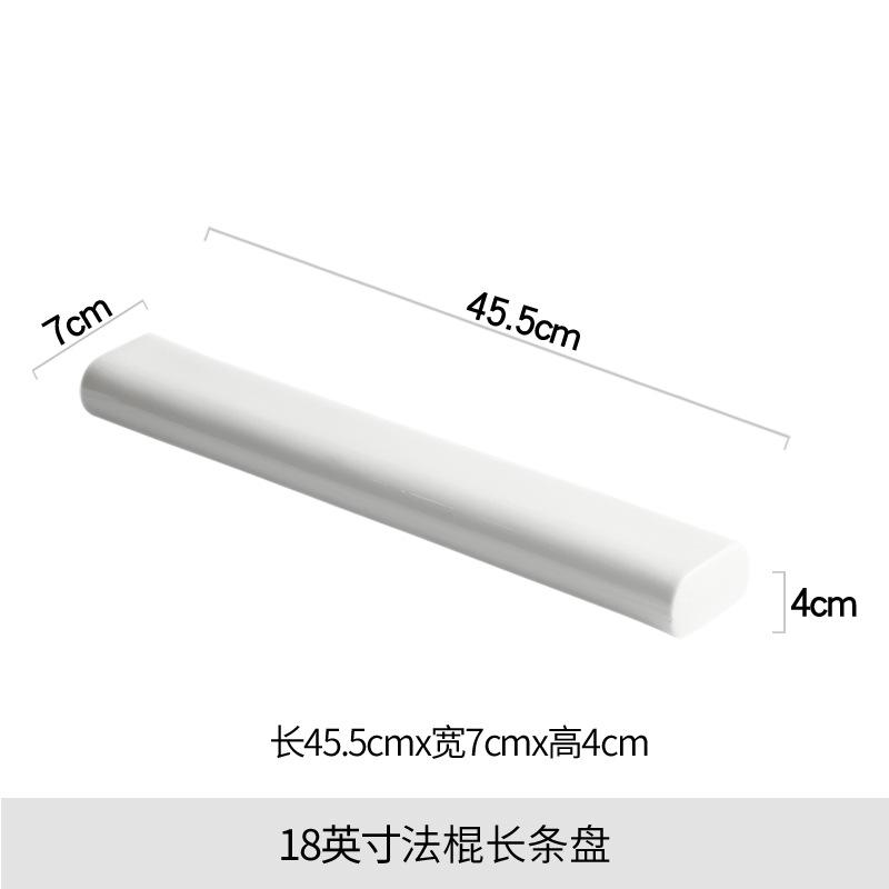 Белая прямоугольная тарелка для суши Керамическая обеденная тарелка Поднос для десерта Поднос для димсамов Сервировочные тарелки Тарелки для закусок и тортов Подносы для напитков