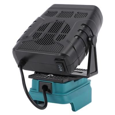 Обогреватель с постоянной температурой, подходит для литий-ионного аккумулятора BL1850, 200 Вт, портативный обогреватель-воздуходувка с двумя USB-портами, 2 температурных режима