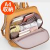 Rucksack with Pocket Ladies A4 Size Multifunctional Orange [Kanana Project] PJ1-4th Anti-Virus No.67645