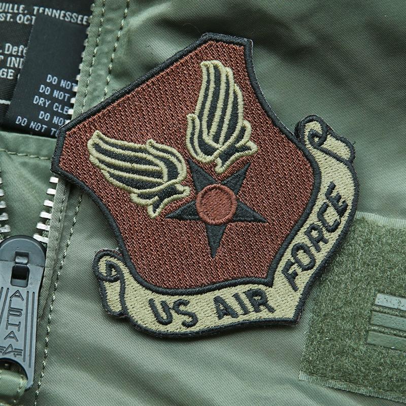 Нарукавная повязка на липучке командира Центрального штаба ВВС США OCP, тактический значок на липучке для летного костюма M65