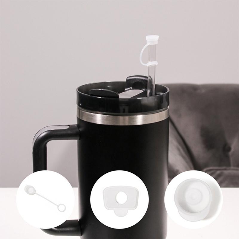 2 шт. силиконовых пробок для защиты от проливания, совместимых с чашкой Stanley Cup 1.0/2.0 40 унций/30 унций, стакан для воды, аксессуары для защиты от протечек