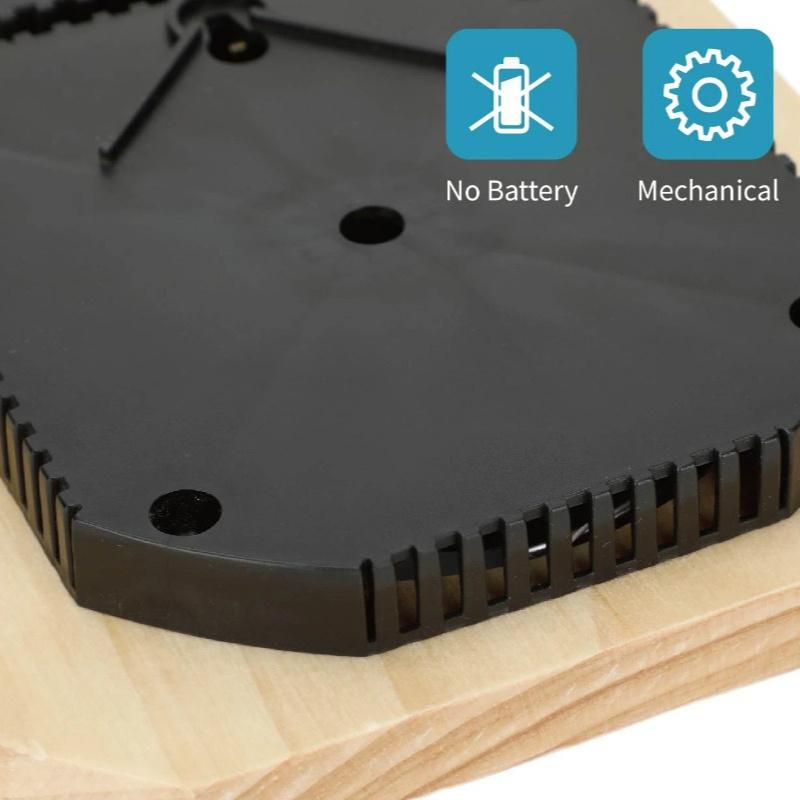 1 шт. Термометр и гигрометр для сауны из дерева, настенный аксессуар для спа, механический, батарейка не требуется - для семейного отеля Sa