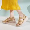 2025 Women Sandals Wedge Platform Open Toe Soft Sole Breathable Sandal Shoes Summer Outdoor Wear Beach Casual Slippers Sandalias