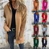Long Sleeve Women Solid Color Hooded Top Lightweight  Jacket Coat Winter And Fall