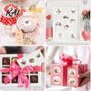 Festival Card Decorating Tags Christmas Round Stickers, Nordic Style Watercolor Decorative Labels, DIY Craft Decoration Stickers Holiday Envelope