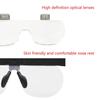 Head Magnifier,Hands Free Headband Magnifying Glasses Professional Jewelers Loupe Headband Magnifying Glass