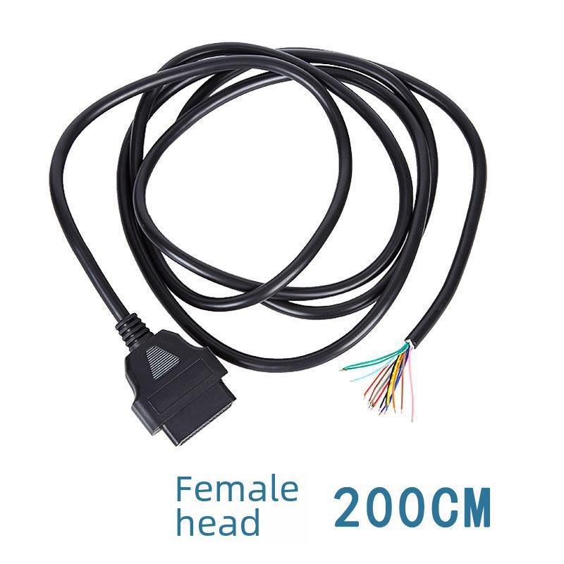 Разъем удлинительного кабеля OBD2 16-контактный женский