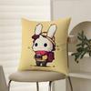 Cute Rabbit Dresses In Different Pillow Case Comfort Sofa Bed Silky elegant Invisible zipper Decorative cushion cover