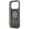 AMG Double Layer Transparent Smocked MagSafe Case for iPhone 17 Pro Black