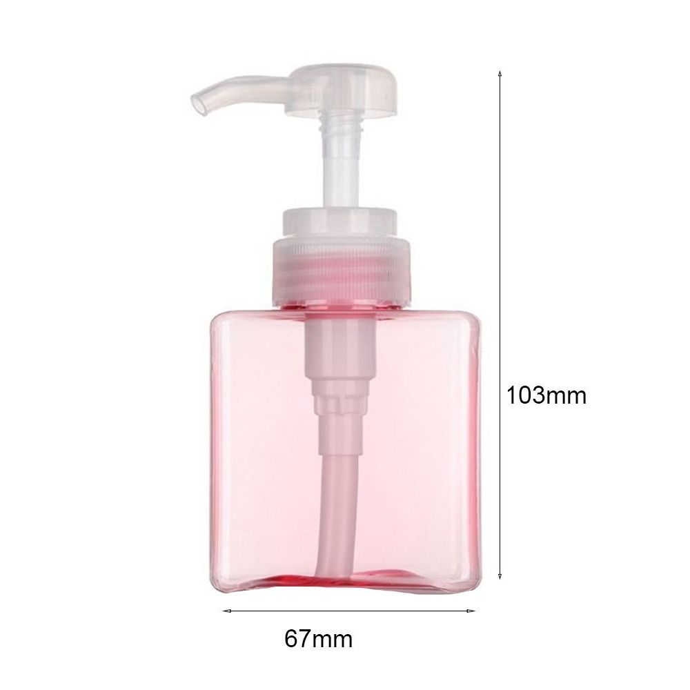 New Plastic Shower Gel Shampoo Clear Container Pump Liquid Soap Dispenser
