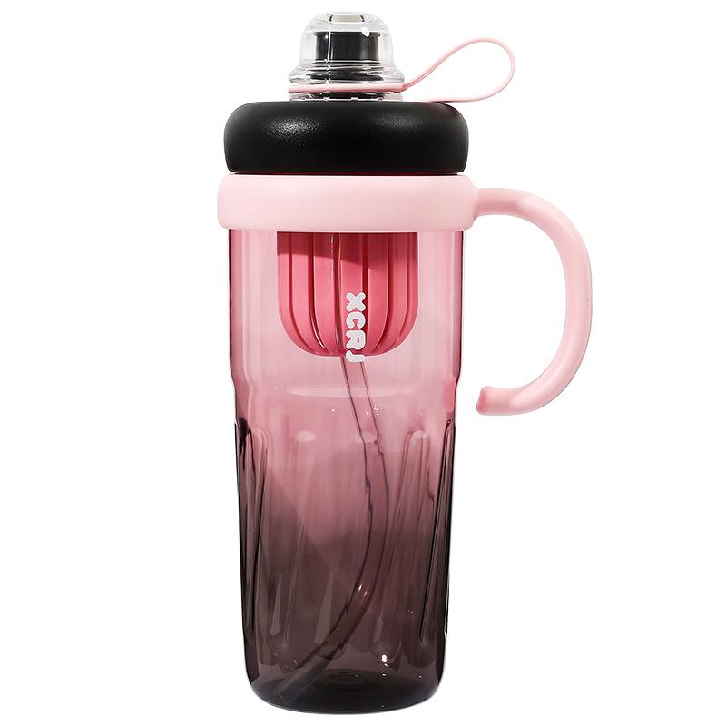 Королевский стакан-соломинка: Летний дизайн чайника, Большая вместимость, Термостойкий, Высококачественный пластик для женщин