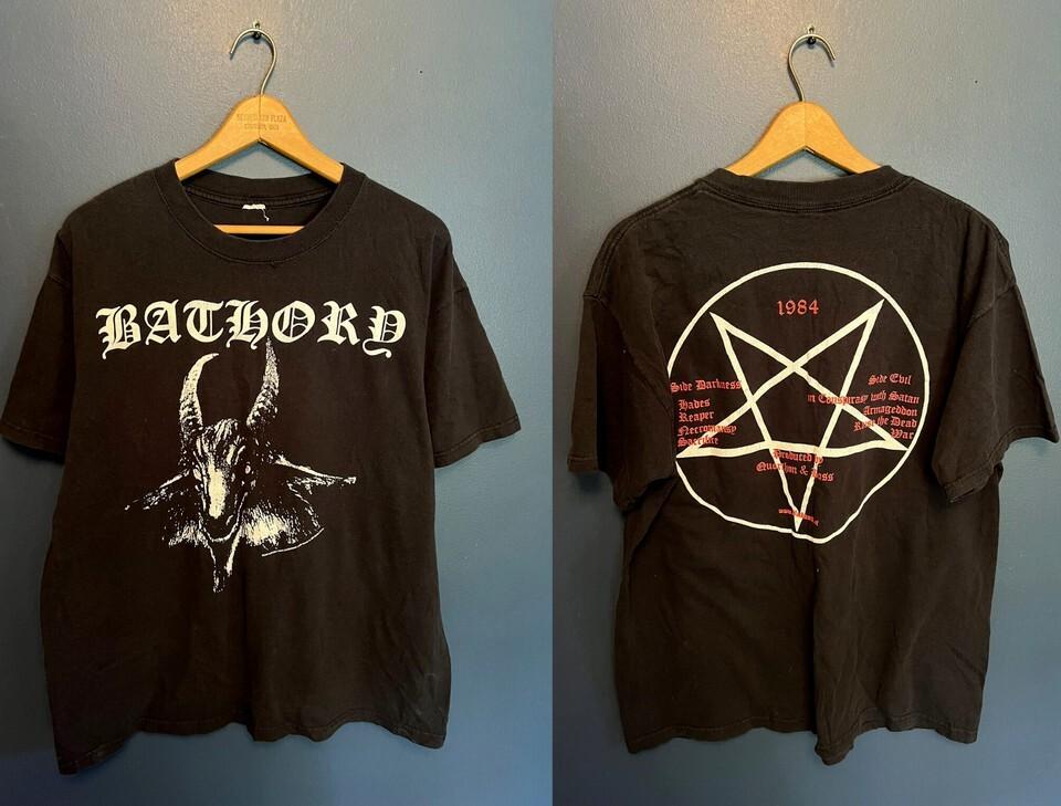 Футболка с принтом метал-группы Bathory, все размеры S-5XL FH328, унисекс