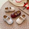 Girls Soft Sole Mary Jane Shoes 2026 British Style Flat Toddler 4-6 Years