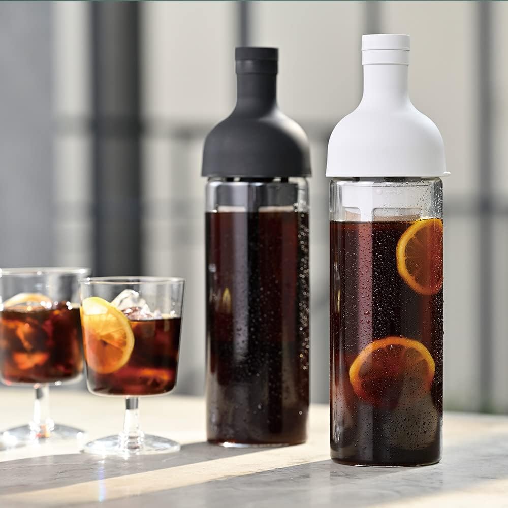 HARIO Filter-In Coffee Bottle 650ml Black Cold Brew Coffee Maker Japanese Design