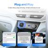 2-в-1 Беспроводной адаптер CarPlay Type-c Android Smart Dongle для штатного беспроводного CarPlay и Android Auto