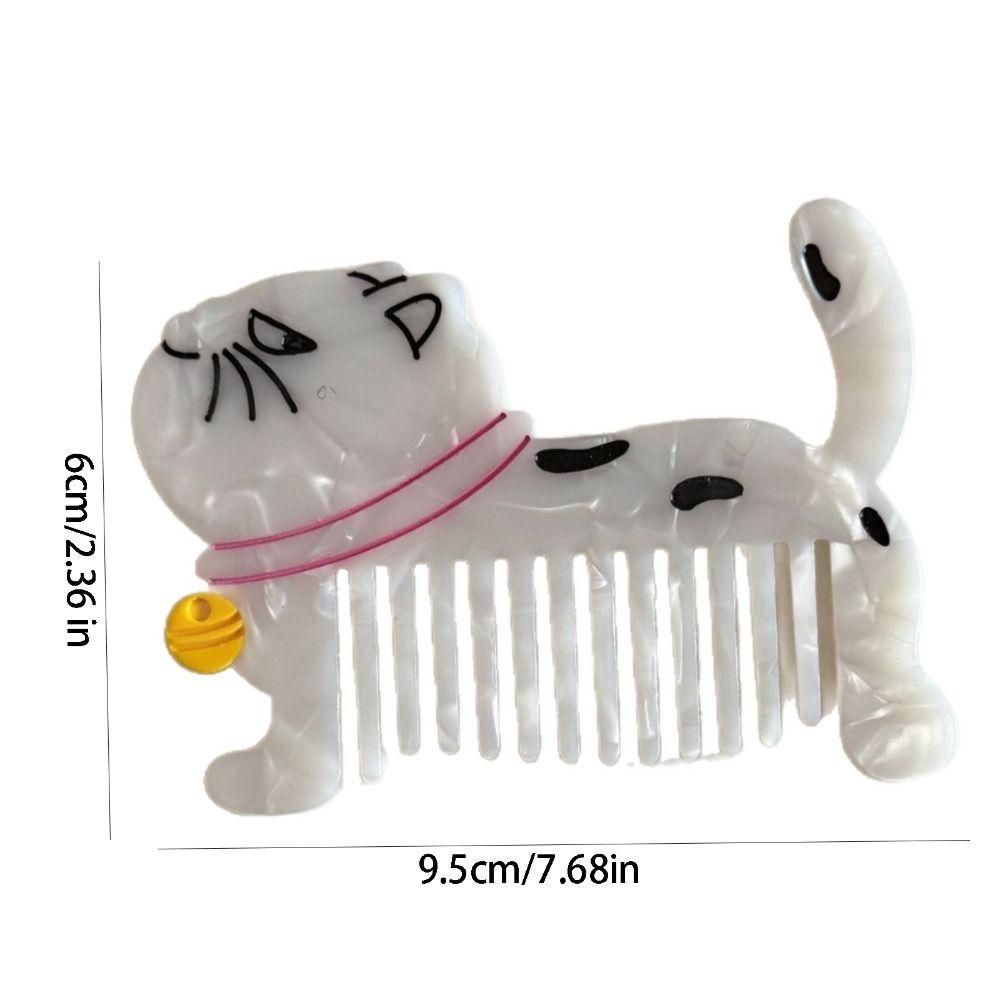 Acetic Acid Animal Acetate Comb Fruit Hairdressing Combs Hair Care Cartoon Makeup Comb Women